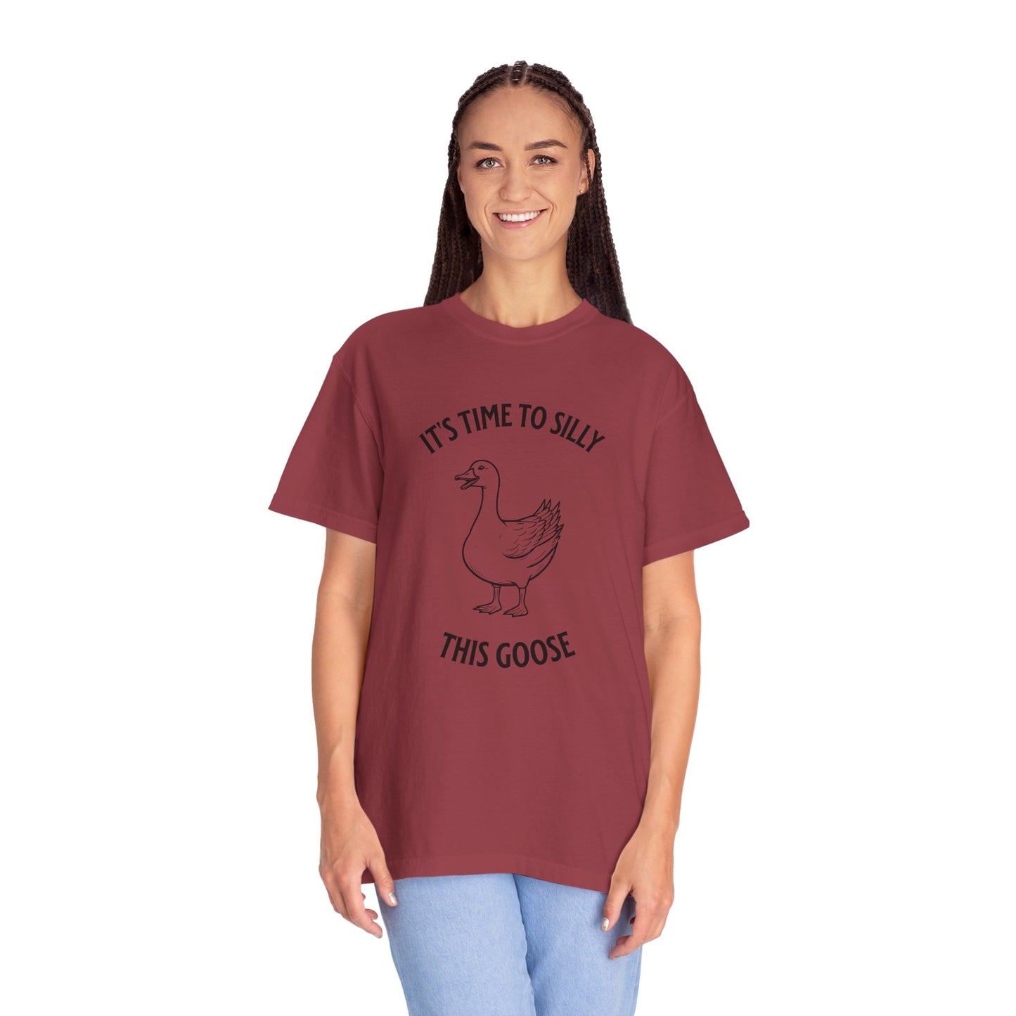 It's Time to Silly This Goose T-Shirt — Funny Goose Graphic Tee