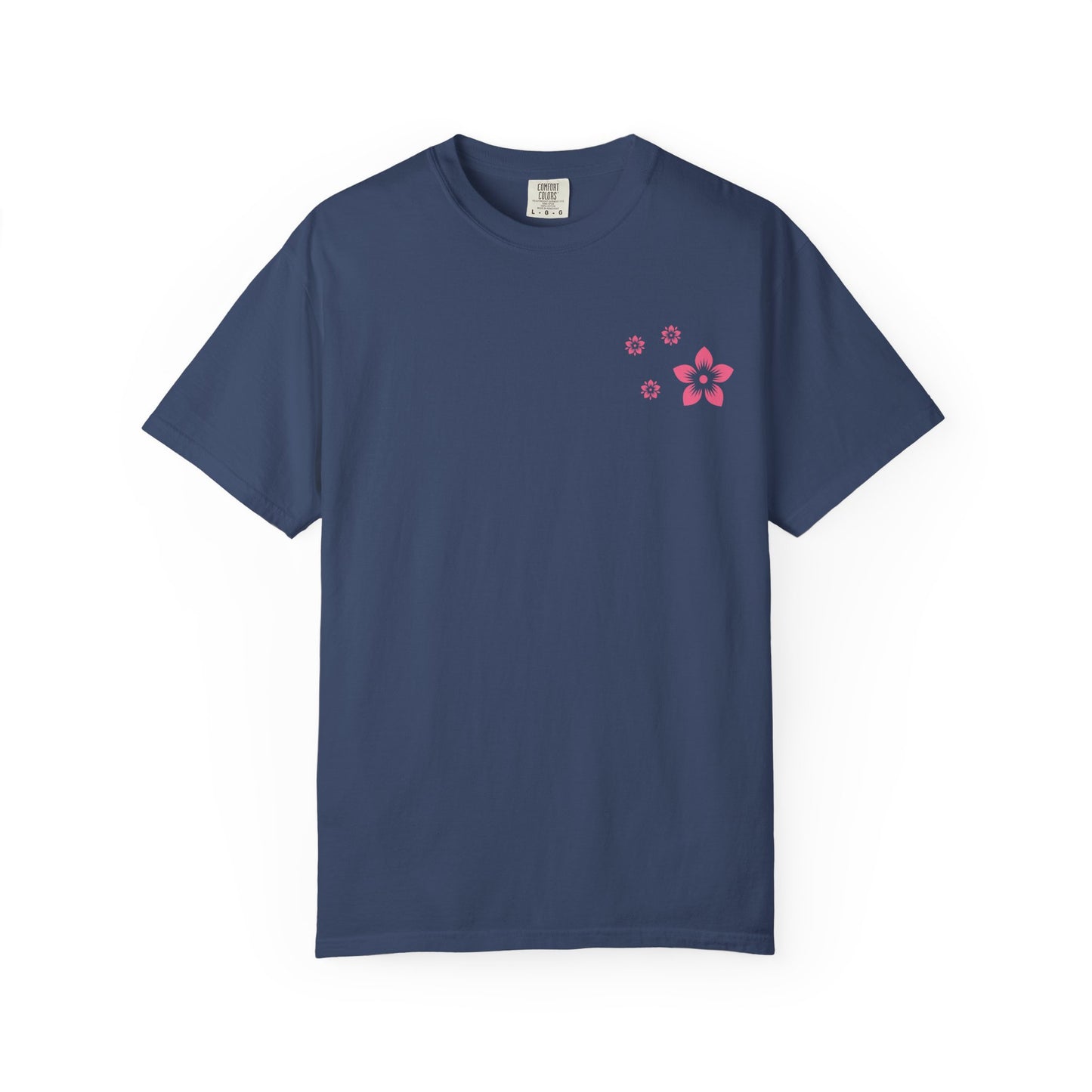 Cherry Blossom Graphic T-Shirt — Sakura Branches Floral Tee — Pink