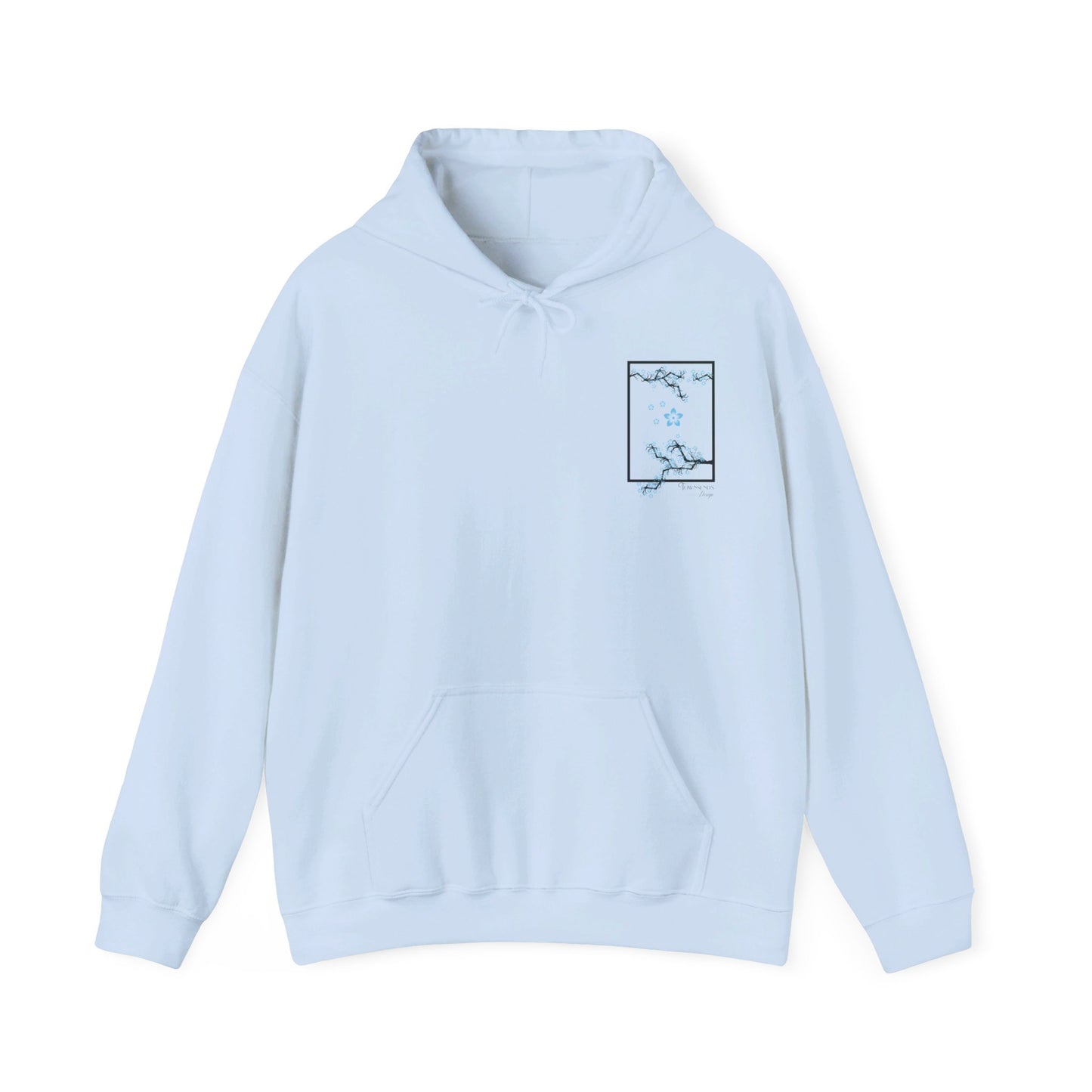 Blue Sakura hoodie