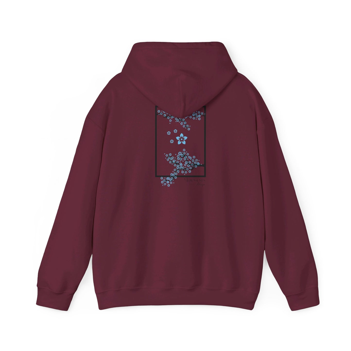 Blue Sakura hoodie