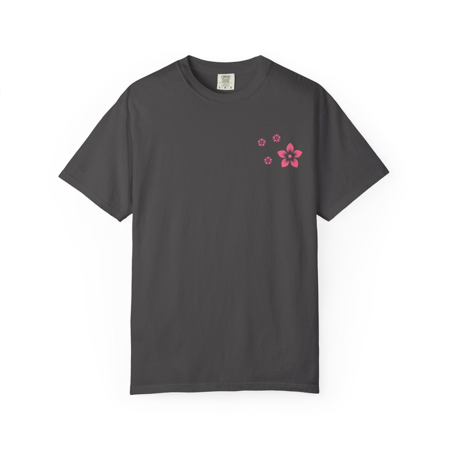 Cherry Blossom Graphic T-Shirt — Sakura Branches Floral Tee — Pink