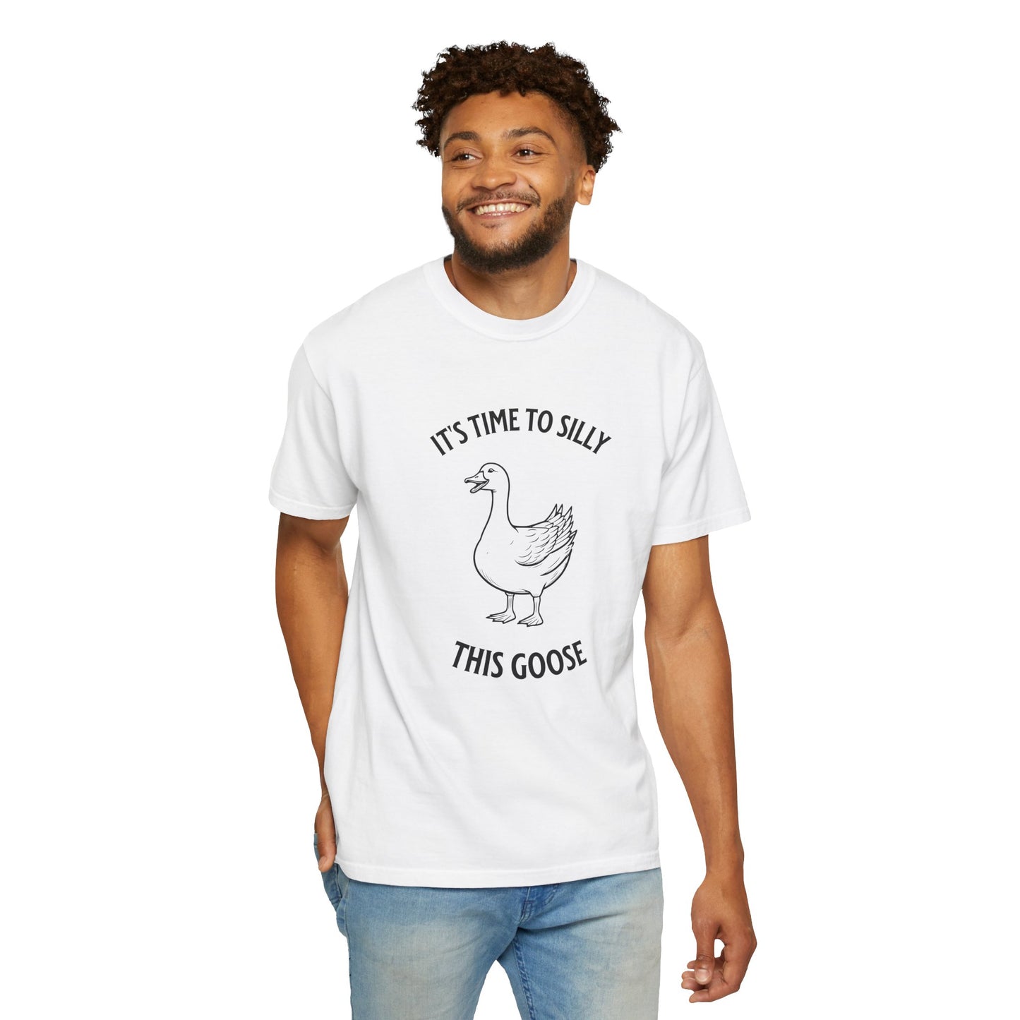 It's Time to Silly This Goose T-Shirt — Funny Goose Graphic Tee