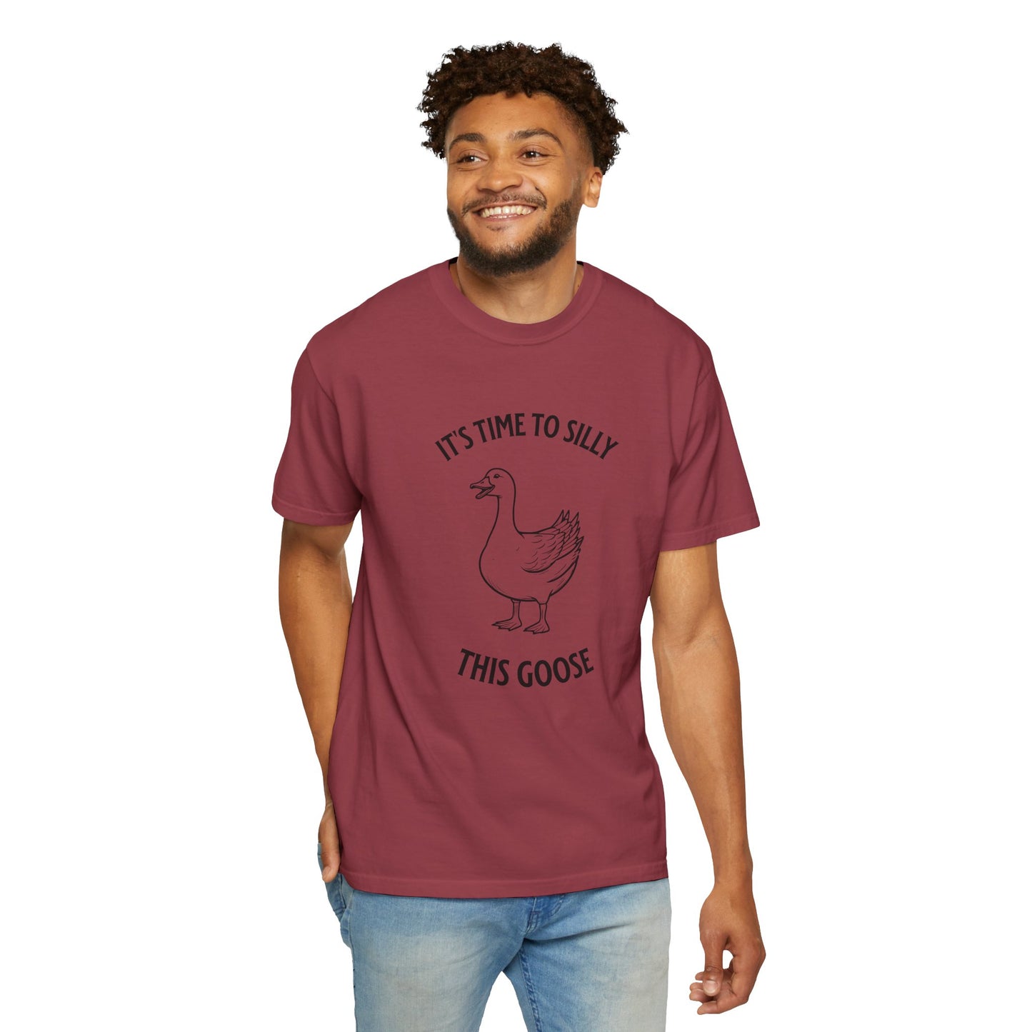It's Time to Silly This Goose T-Shirt — Funny Goose Graphic Tee