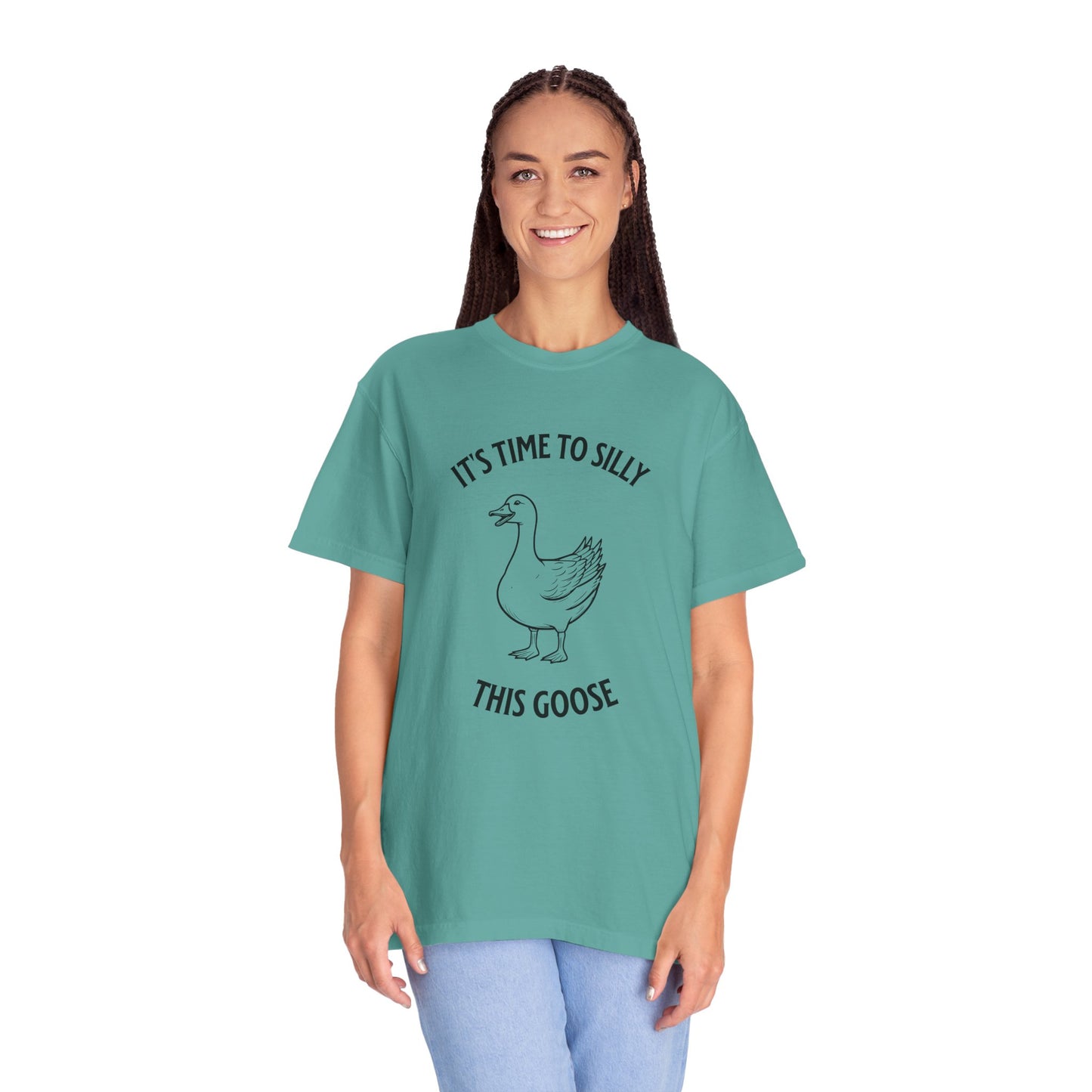 It's Time to Silly This Goose T-Shirt — Funny Goose Graphic Tee