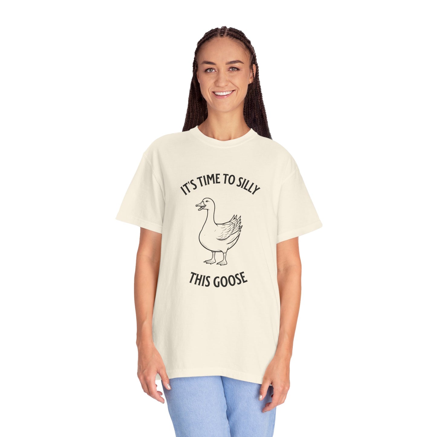It's Time to Silly This Goose T-Shirt — Funny Goose Graphic Tee