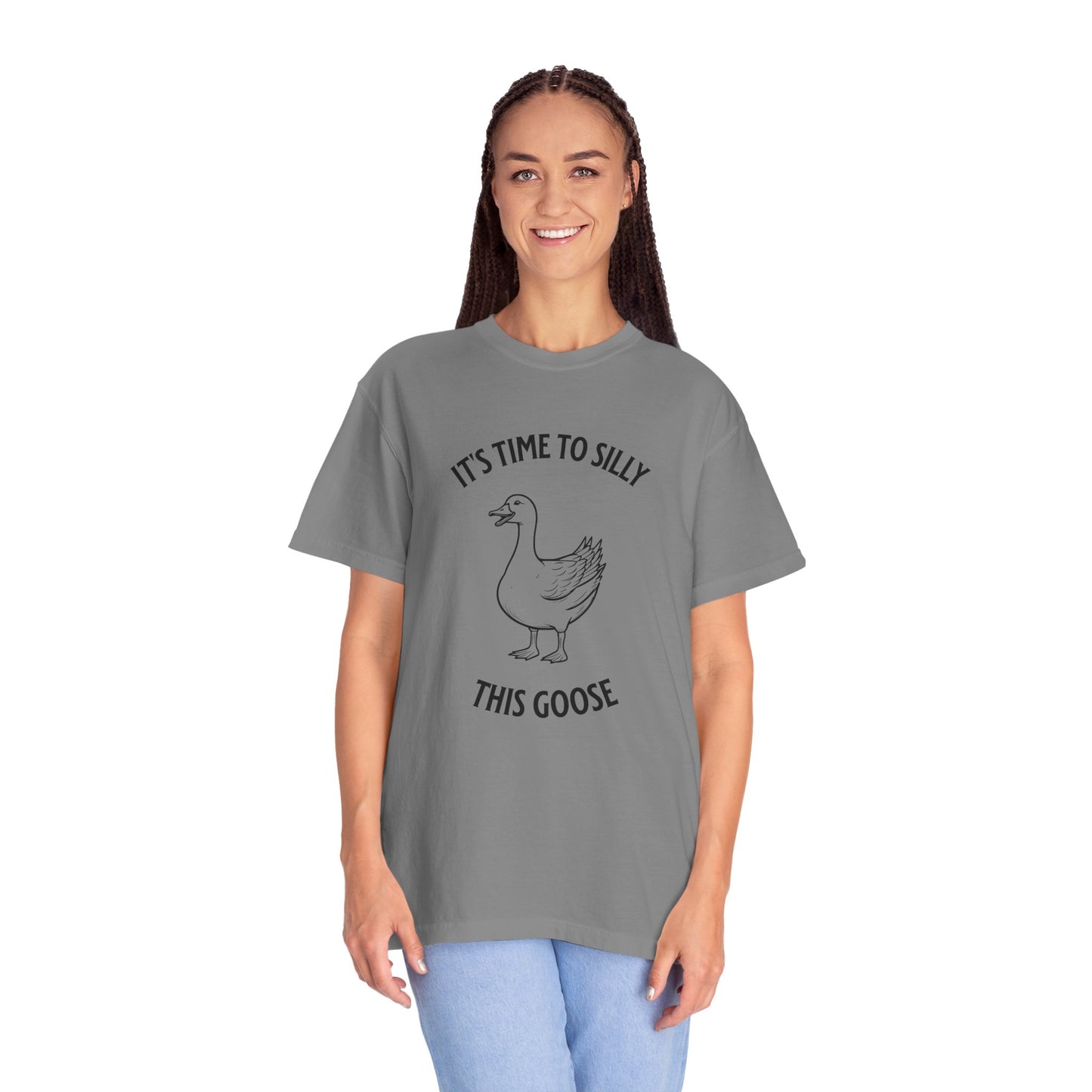 It's Time to Silly This Goose T-Shirt — Funny Goose Graphic Tee