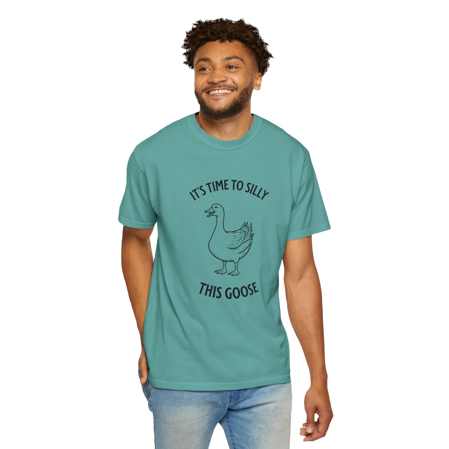It's Time to Silly This Goose T-Shirt — Funny Goose Graphic Tee