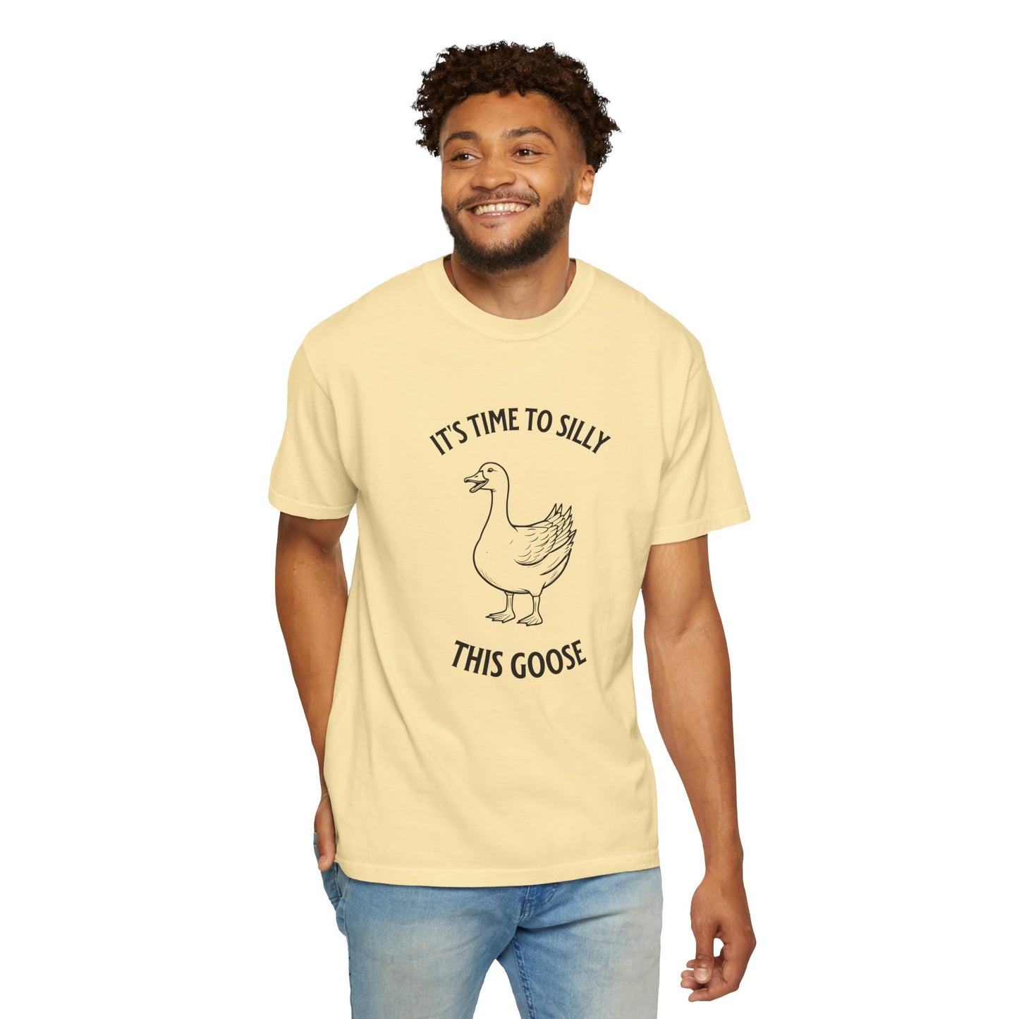 It's Time to Silly This Goose T-Shirt — Funny Goose Graphic Tee