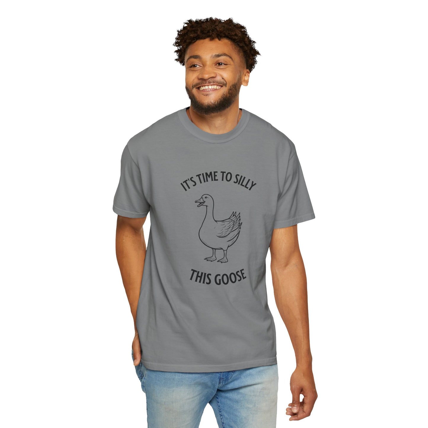 It's Time to Silly This Goose T-Shirt — Funny Goose Graphic Tee