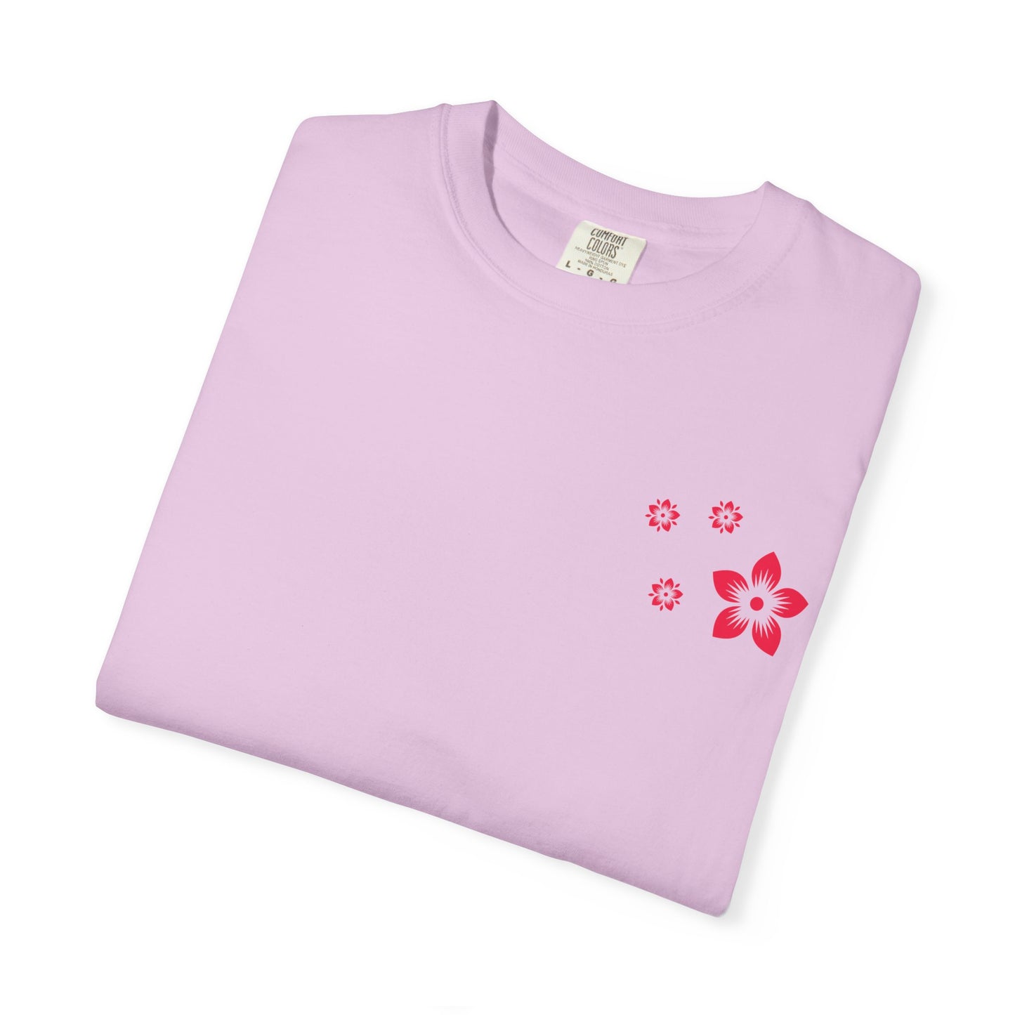 Cherry Blossom Graphic T-Shirt — Sakura Branches Floral Tee — Red