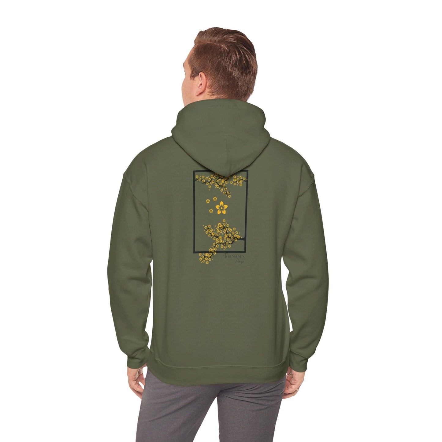 Gold Sakura hoodie