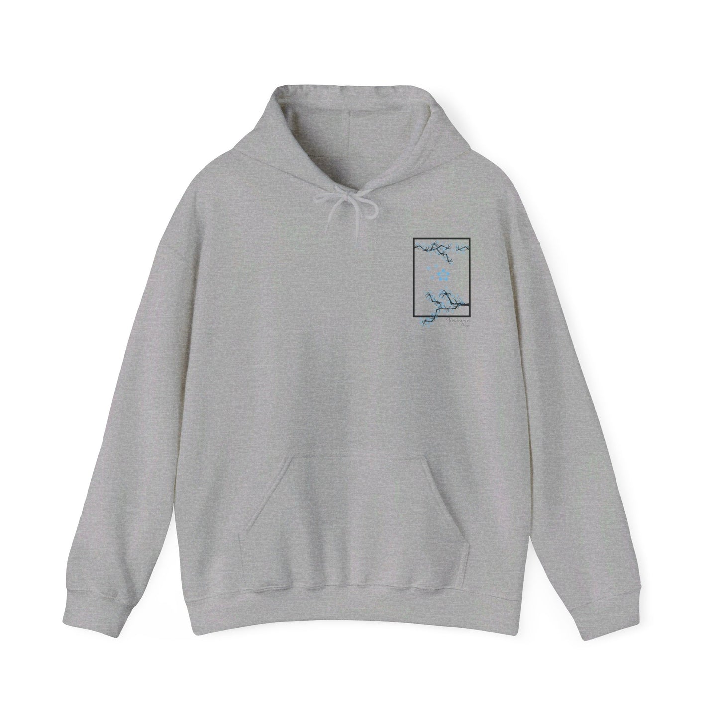 Blue Sakura hoodie