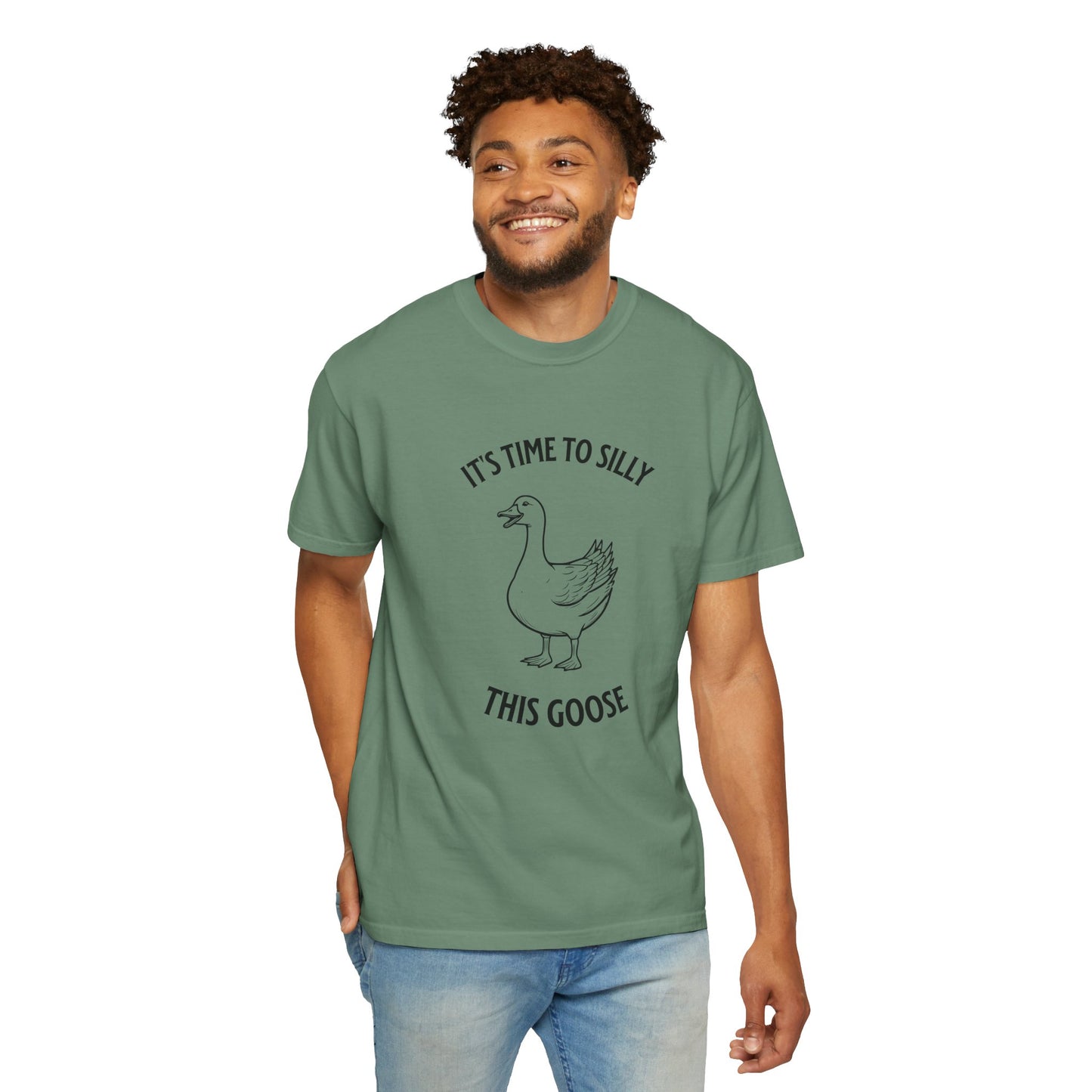 It's Time to Silly This Goose T-Shirt — Funny Goose Graphic Tee